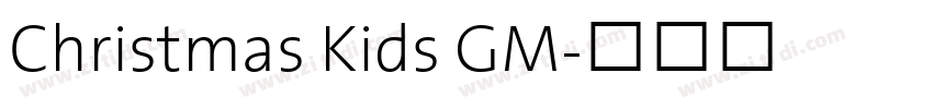Christmas Kids GM字体转换